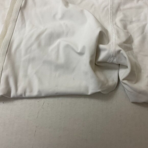Lululemon Wunder Under Cropped High Rise Leggings 10 White Flocked - Picture 6 of 8